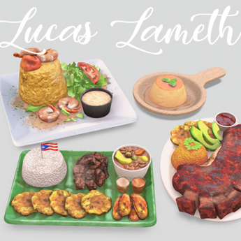 Second Life Marketplace - [Lucas Lameth] Food of Puerto Rico